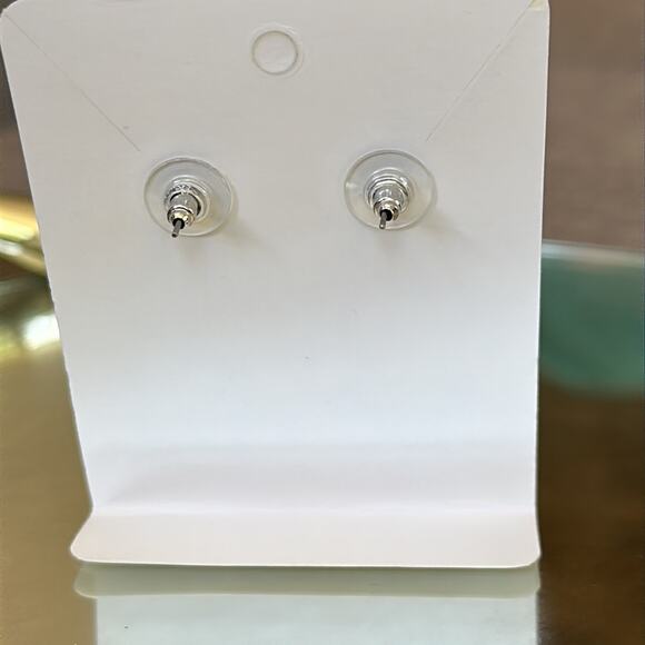 Dangling Earrings with Rhinestones - Picture 3 of 7